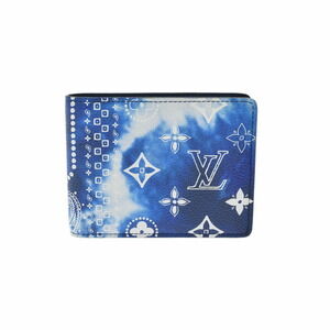 Louis Vuitton Portefeuille Wallet Bandana Leather Bi fold
